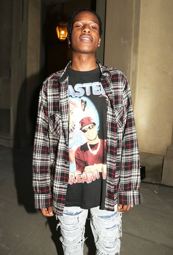 Calça listrada online anos 90